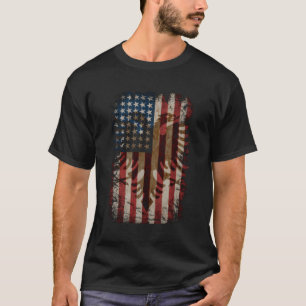 Albansk amerikansk Flagga Albanien Usa Roots Gift T Shirt