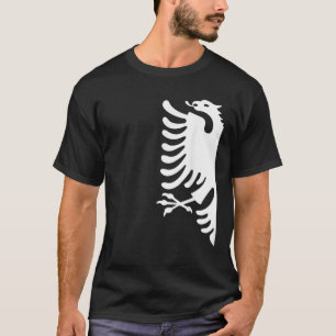Albansk Eagle T Shirt Couple Flagga Albanien Shirt