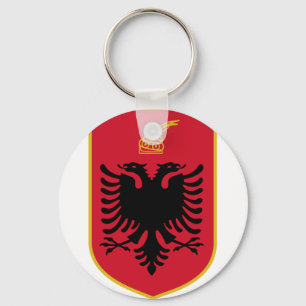 albansk emblem nyckelring
