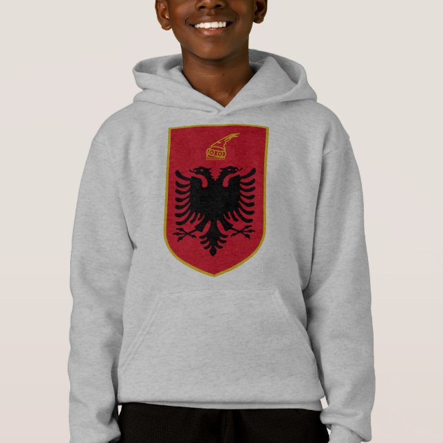 albansk emblem t shirt (Framsida)