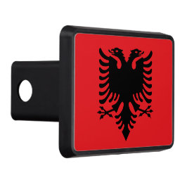 Albansk Flagga Trailer Hitch Cover Dragkroksskydd