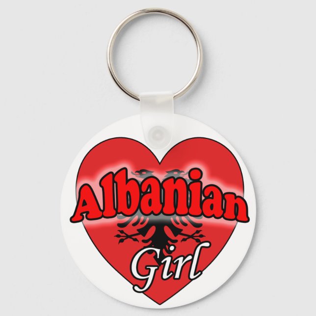 Albansk flicka nyckelring (Framsida)