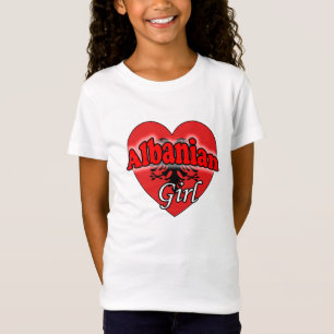 Albansk flicka tee shirt