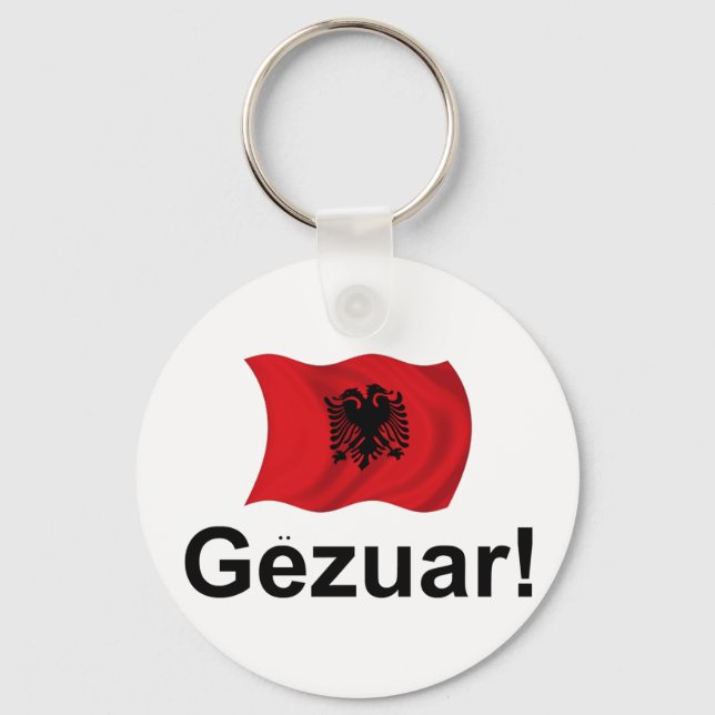 Albansk gezuar! (Cheers) Nyckelring (Framsida)