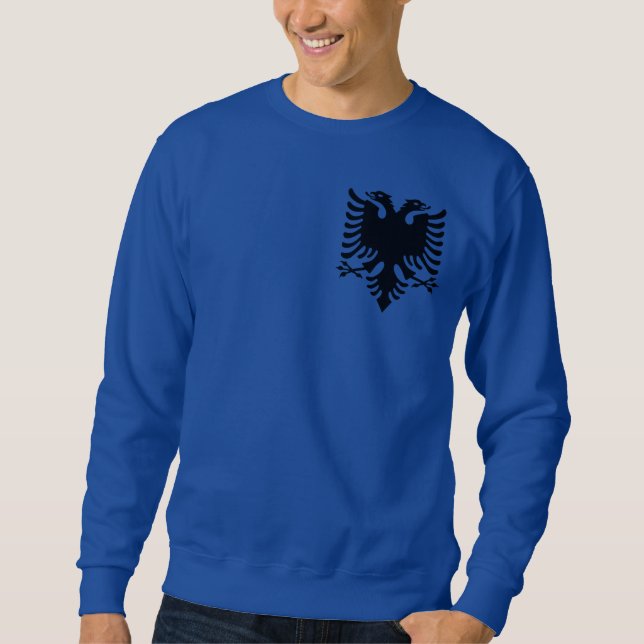 Albansk Hoodie Sweatshirt (Framsida)