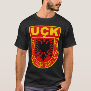 albansk kosovo-arméskjorta uck uqk patriot t shirt