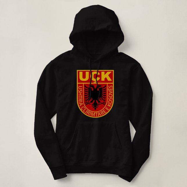 albansk kosovo Army uck uqk patriot T Shirt (Design framsida)