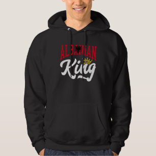 Albansk kung albanska Albanien albanska flaggan Hoodie