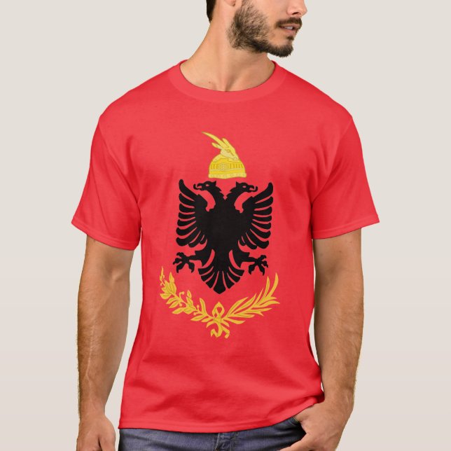 Albansk kunglig armé tee shirt (Framsida)