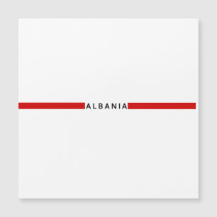 Albansk minimalistisk flagga