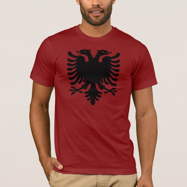 Albansk örn t-shirt (Framsida)