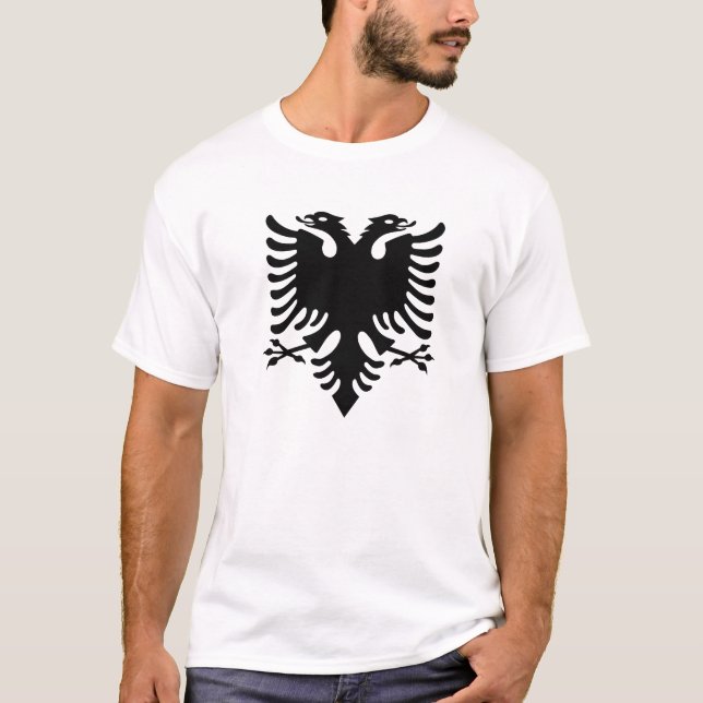Albansk örn tee shirt (Framsida)