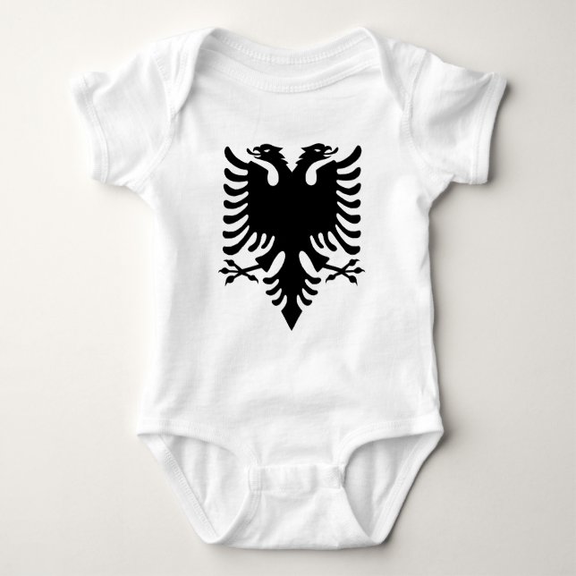 Albansk örnvapensköld tee (Framsida)