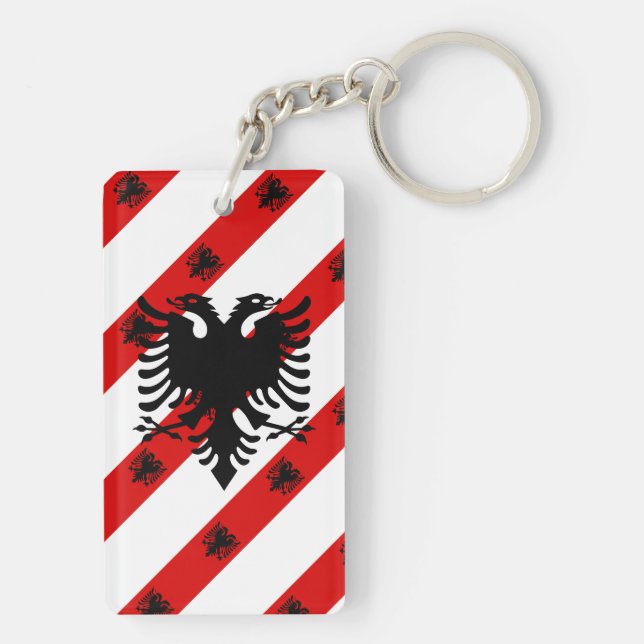Albansk randflagga (Baksidan)