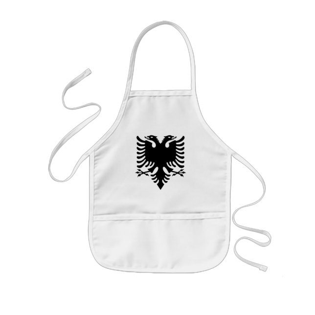 Albansk vapensköld barnförkläde (Framsidan)