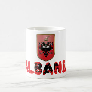 Albansk vapensköld kaffemugg