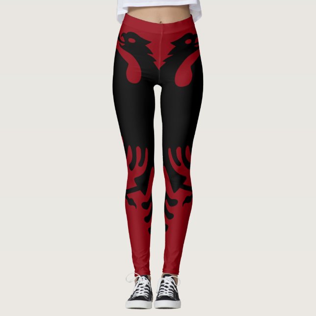 Albansk vapensköld leggings (Framsida)