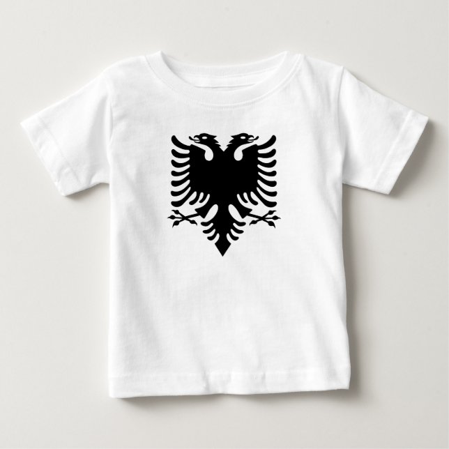 Albansk vapensköld t shirt (Framsida)
