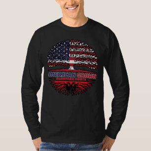 Albanska Albanien Förenta staterna Förenta statern T Shirt