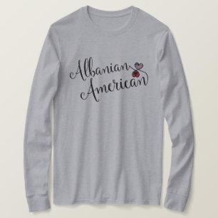 Albanska amerikanska entwated Hearts Tröja