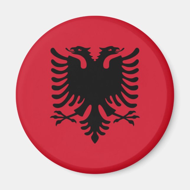 Albanska Eagle Magnet Red (Framsidan)