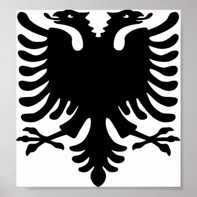 Albanska Eagle Poster (Framsidan)