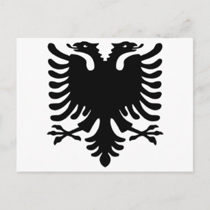 Albanska Eagle. Vykort