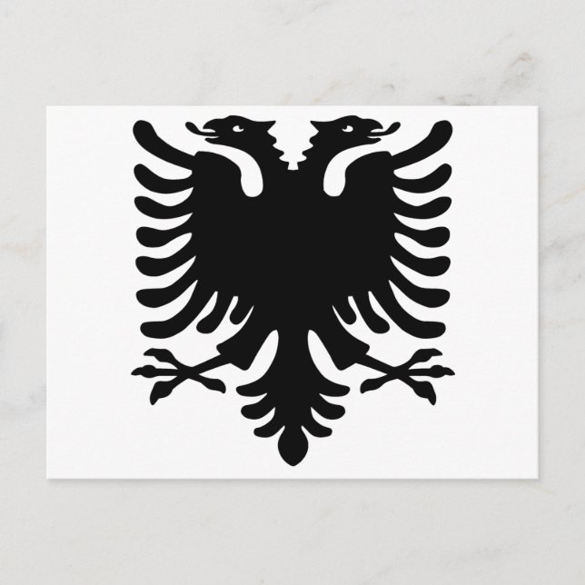 Albanska Eagle. Vykort (Framsida)