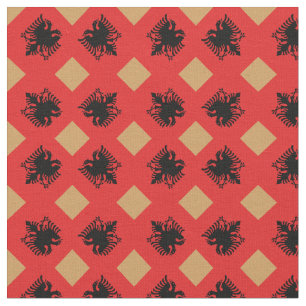 Albanska Flagga & Albaniens Trendig Fabric/mode Tyg