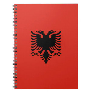 Albanska flagga anteckningsbok