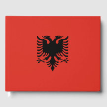 Albanska flagga