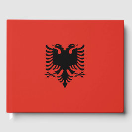 Albanska flagga gästböcker