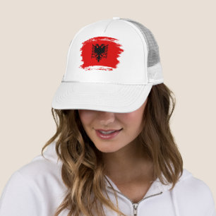Albanska flagga keps