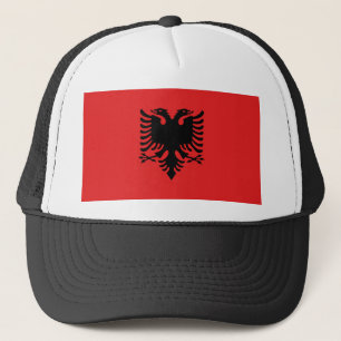 Albanska flagga keps
