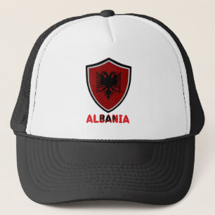 Albanska flagga keps