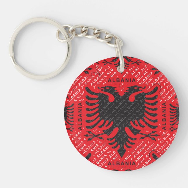 Albanska flagga mönster 2 (Framsidan)