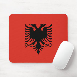 Albanska flagga musmatta