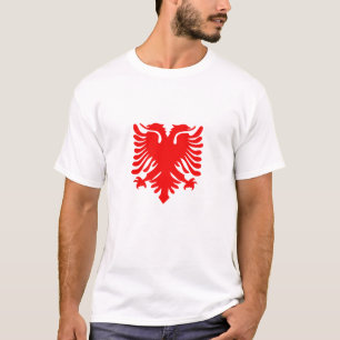 Albanska Flagga symbol T Shirt