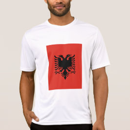 Albanska flagga t shirt