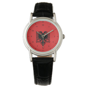 Albanska flagga Watch Armbandsur