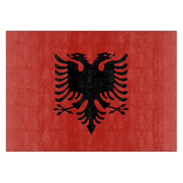 Albanska flaggan (Framsidan)