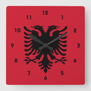 albanska fyrkantig klocka