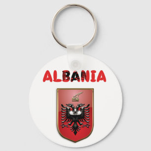 Albanska Jacka av arm Nyckelring
