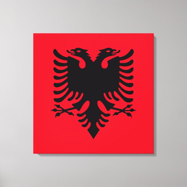 Albanska Jackar av arm Canvastryck (Framsida)