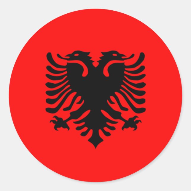 Albanska klistermärken (Framsida)
