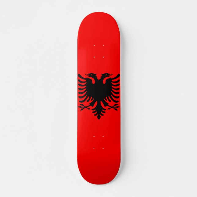 Albanska öronen old school skateboard bräda 21,6 cm (Framsida)
