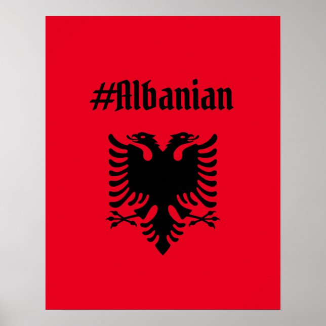 Albanska Poster (Framsidan)