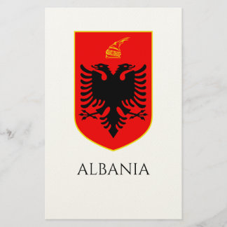 Albanska statsvapnet Nationellt kulturarv Konst Brevpapper
