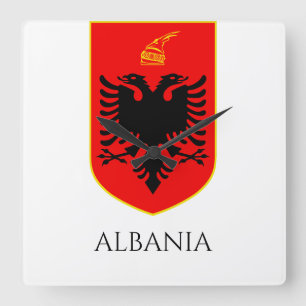 Albanska statsvapnet Nationellt kulturarv Konst Fyrkantig Klocka