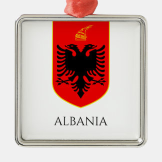 Albanska statsvapnet Nationellt kulturarv Konst Julgransprydnad Metall
